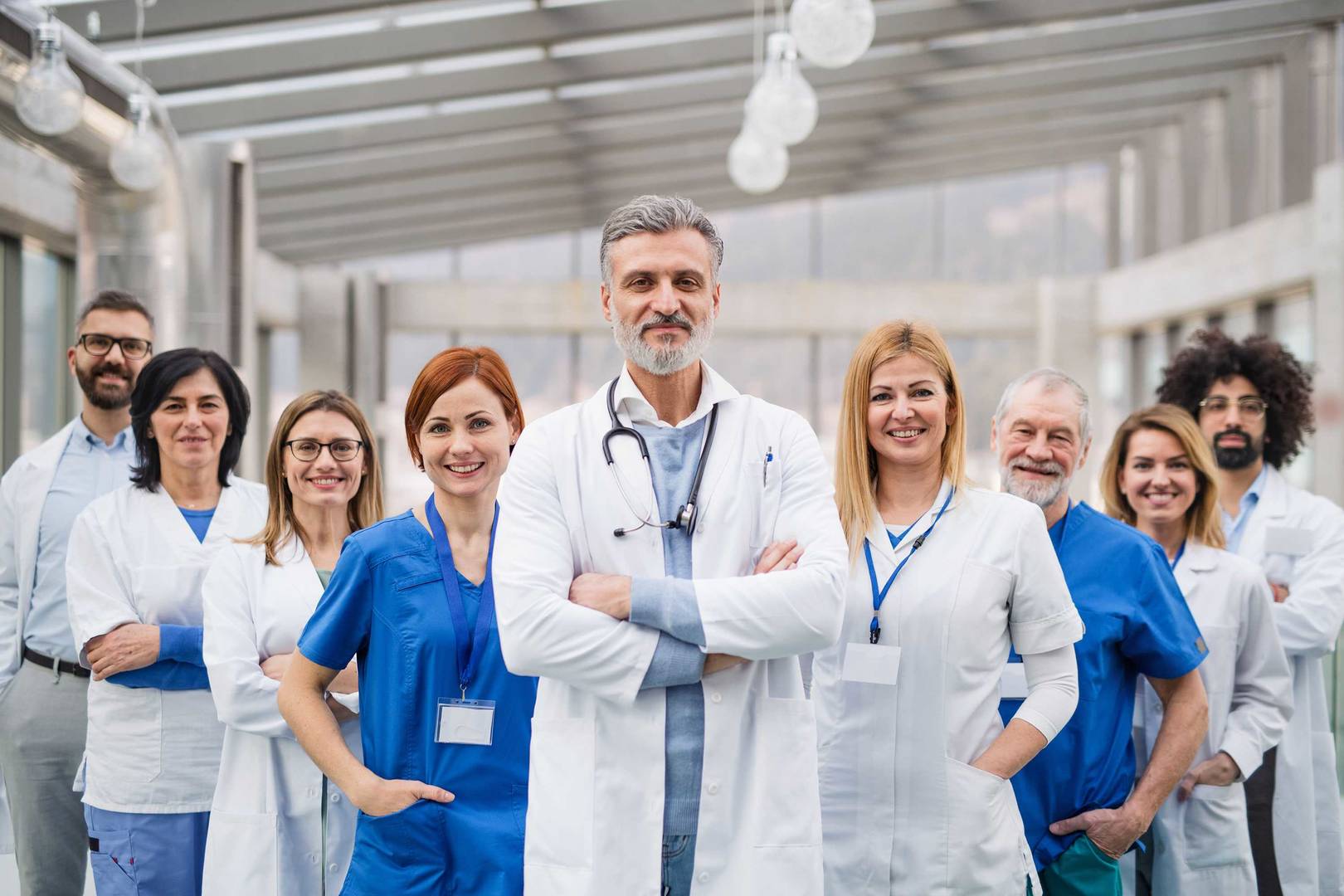 A team of clinical investigators and study nurses working together