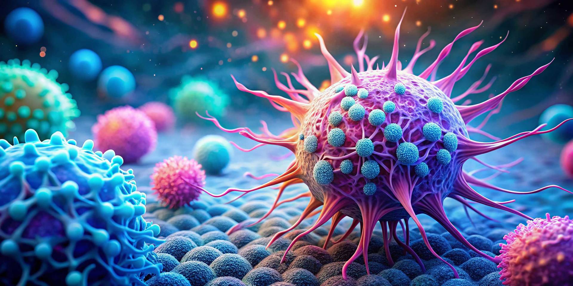 Image depicting dendritic cell and T cell interaction