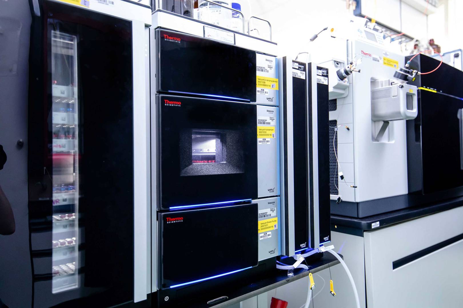 Example of our state-of-the-art mass spectrometry setup